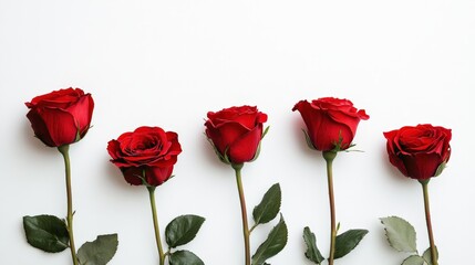 Valentine's Day or Wedding Background with Beautiful Roses. Concept for a romantic party invitation or love message. Premium and luxurious Ai-Generative.