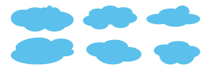 Clouds Set. Cloud icon.