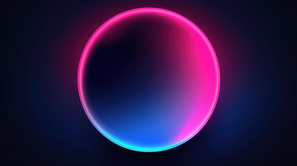 blue and pink gradation.abstract frame background.colorful.minimalist.circle effect style.eps 10