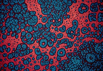 Organic Ink Textures Blending With