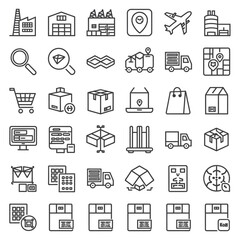 Travel icon set vector