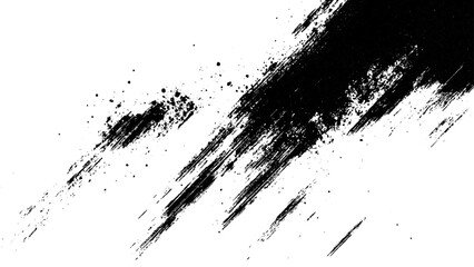 Grunge black and white urban vector texture. design brush strokes. Overlay texture. Faded black-white dyed paper texture. Sketch grunge design. Use for poster, cover, banner, mock-up, stickers layout.