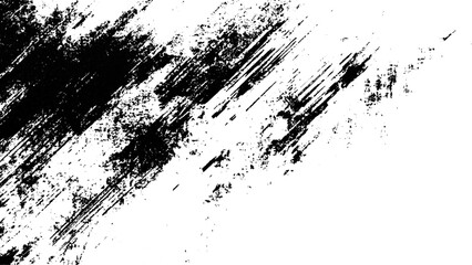 Fototapeta premium Grunge black and white urban vector texture. design brush strokes. Overlay texture. Faded black-white dyed paper texture. Sketch grunge design. Use for poster, cover, banner, mock-up, stickers layout.