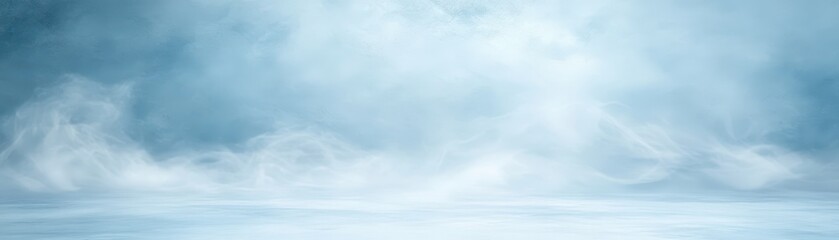 Fototapeta premium Vivid blue sky meets fluffy white cloud, serene and peaceful nature wallpaper for desktop