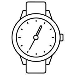 Minimalist Line Art Watch Design Sleek Dial & Clean Straps