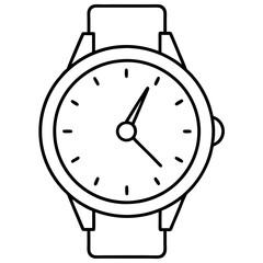 Minimalist Line Art Watch Design Sleek Dial & Clean Straps