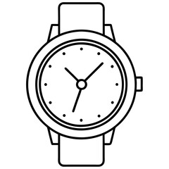 Minimalist Line Art Watch Design Sleek Dial & Clean Straps