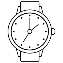 Minimalist Line Art Watch Design Sleek Dial & Clean Straps