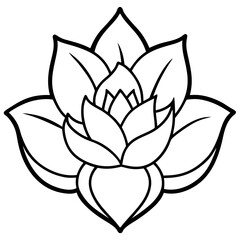 Blossom Charm line art art vector