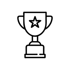 trophy icon design