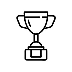 trophy icon design