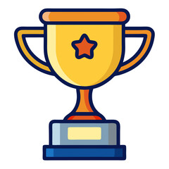 trophy icon design