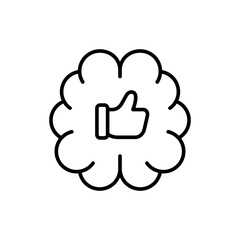 Social media addiction outline icons, minimalist vector illustration ,simple transparent graphic element .Isolated on white background