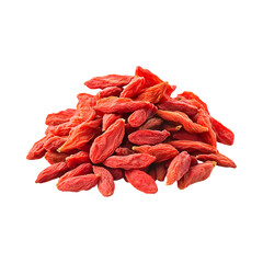 Inviting Goji Berries Isolated On Transparent Background