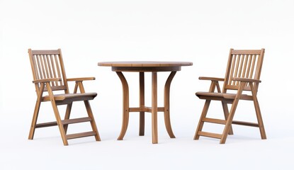 Wooden Garden Table and Chairs Set for Outdoor Relaxation