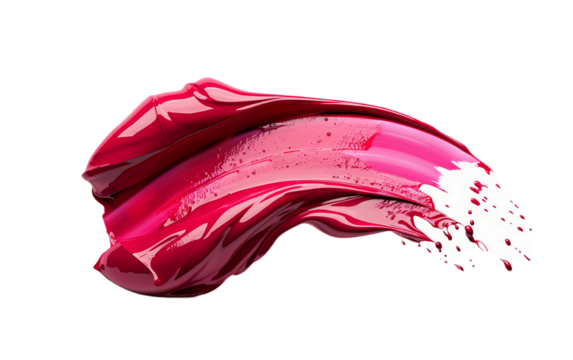 Stylish Glossy Lipstick on transparent background PNG.