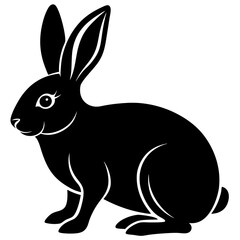 Fototapeta premium rabbit Vector silhouette
