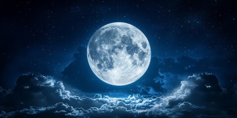 Full moon, one of the eight lunar phases, showcases the completely illuminated face of the Moon, making the full moon a stunning celestial sight visible from Earth.