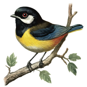 Bird clip art, clip art concept