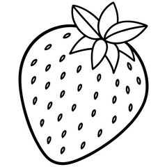 Strawberry art vector
