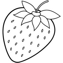 Strawberry art vector