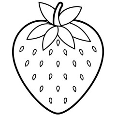 Strawberry art vector