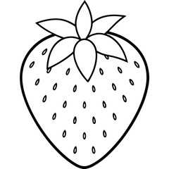 Strawberry art vector