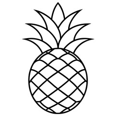 Pineapple art vector