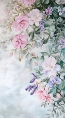 bouquet of roses for background or wallpaper
