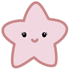 Pink star