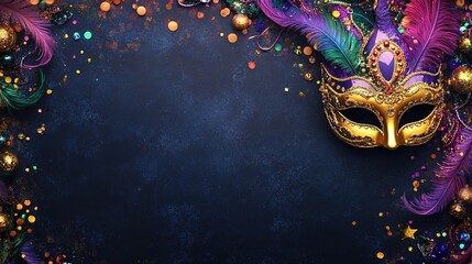 Mardi gras mask.	

