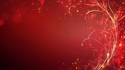 Red festive background card with delicate gradient and pattern, perfect for designing holiday themed stationery, celebrations and events.