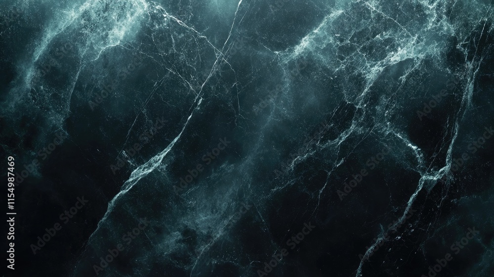 Aufkleber dark textured marble background with veins and subtle patterns
