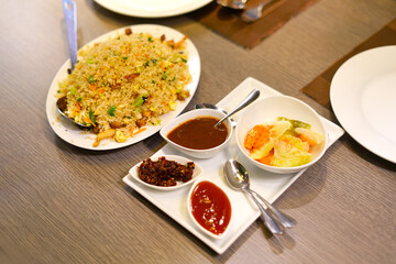 fried rice with vegetables image