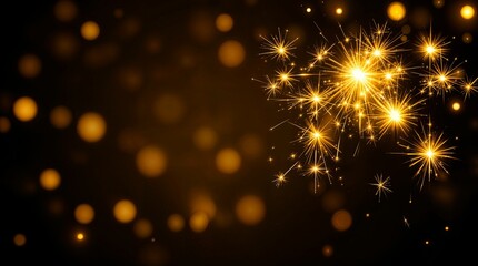Obraz premium Background - a celebratory scene featuring a dark, moody background with a deep colour gradient that subtly transitions into black, resembling a night sky