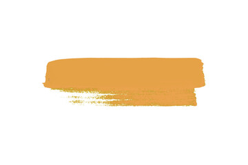 Orange watercolor background. Artistic hand paint. Isolated on transparent background.
