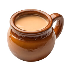 Delectable Mexican atole isolated on transparent background