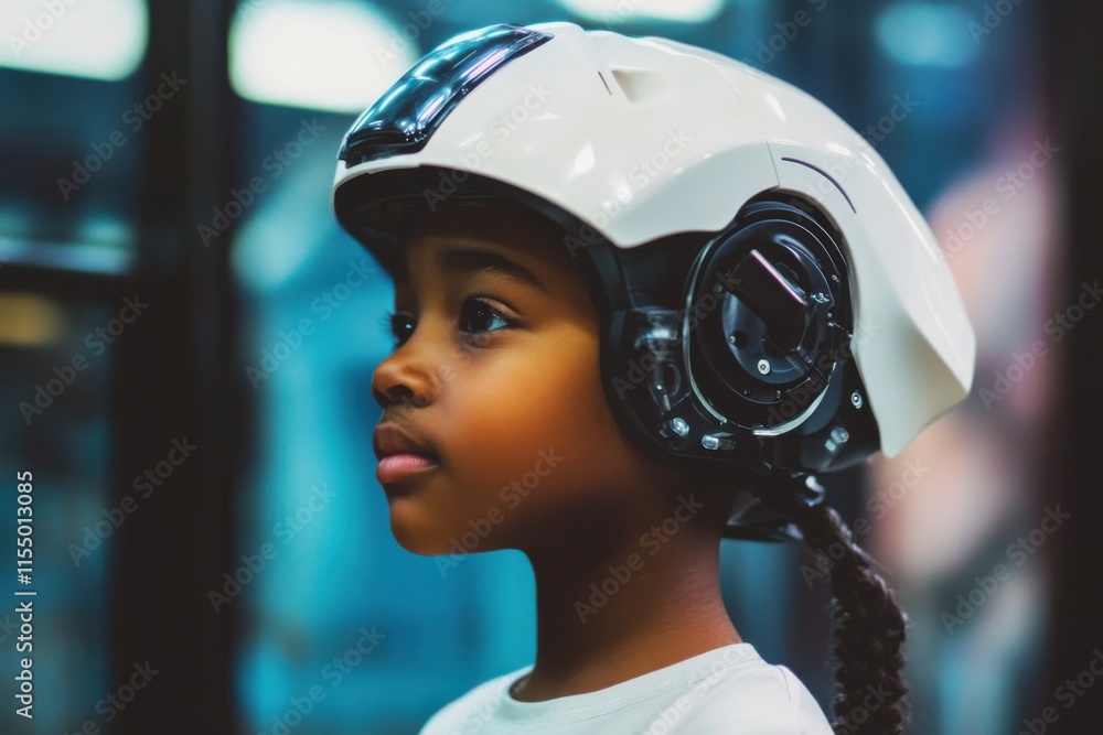 Poster exploring the future of learning with ai technology in personalized education. generative ai