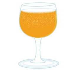 glass of orange juice