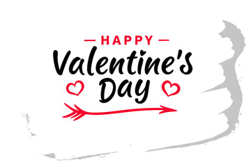 Valentine’s Day Typography Design vector art