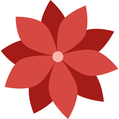 flower with color hand draw style