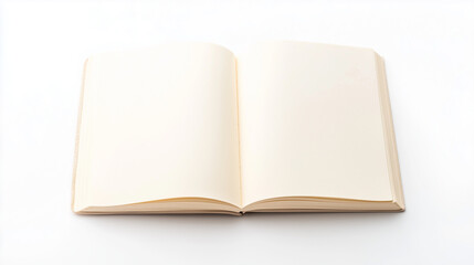 Open Book Mockup: Blank Pages Ready for Your Text or Design 