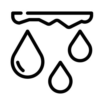 black rain drops falling from cloud clip art preview