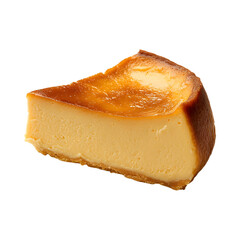 Deliciois Mexican flan isolated on transparent background
