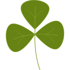 Green leaf cartoon clipart for decoration