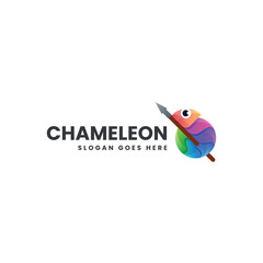 Chameleon Gradient Colorful Logo