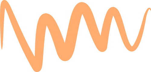 Hand Drawn Zigzag Line