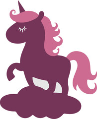  a cute unicon vector art