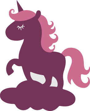  a cute unicon vector art