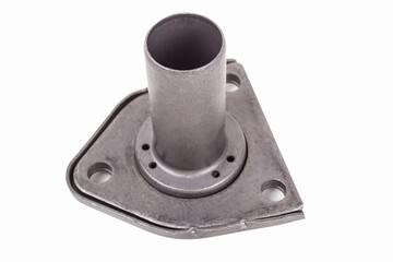 release bearing. metal sleeve. guides close-up. auto parts. manual transmission. close-up.